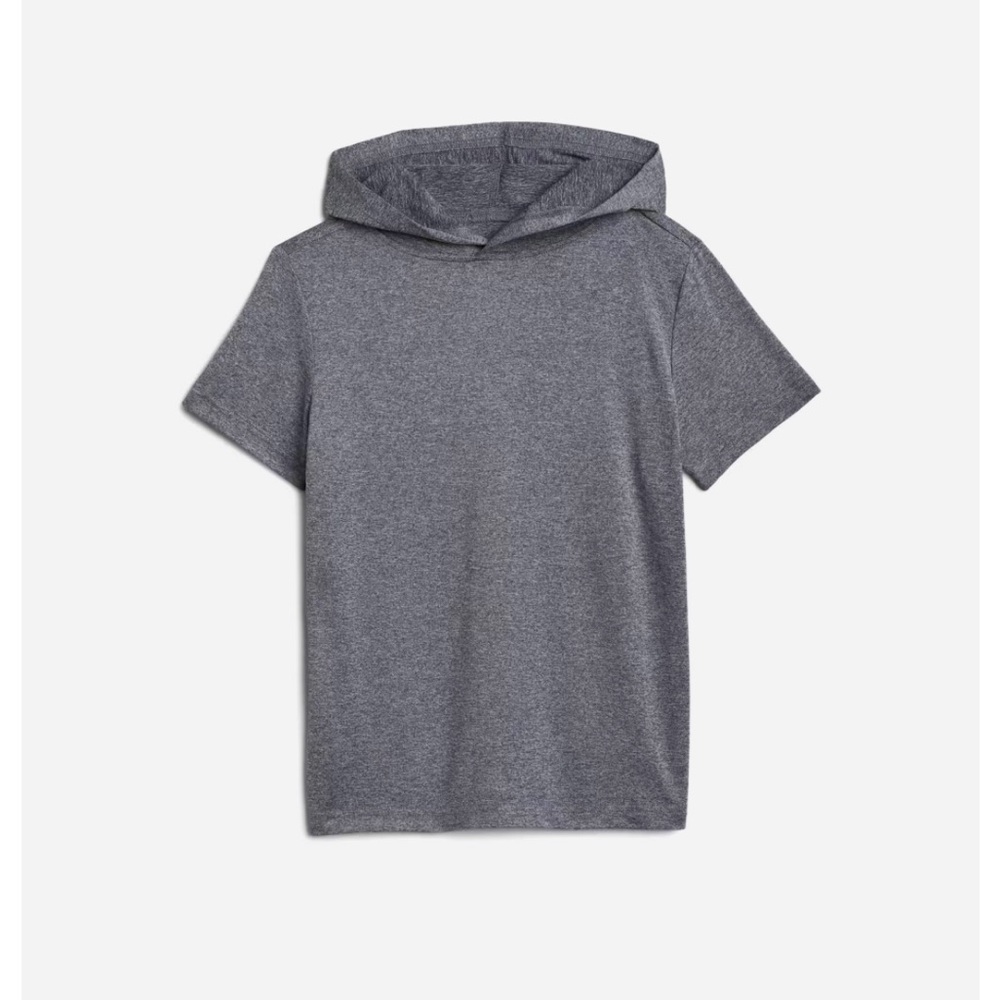 Boys XL (16-18) grey short sleeve sport hoodie